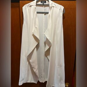 Express Cream Sleeveless Vest